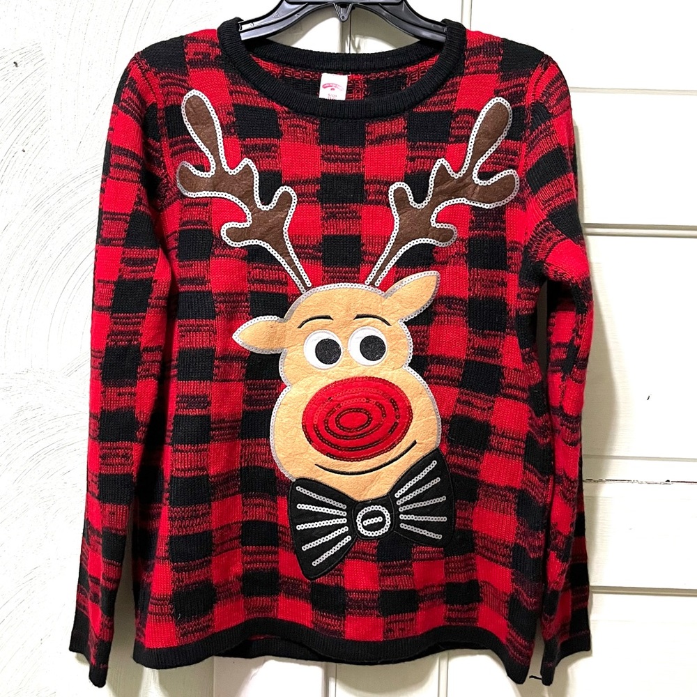 EUC. Holiday time Christmas sweater. Children’s size S 4-6.
